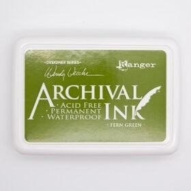 Archival Ink Fern Green Unsere kleine Bastelstube