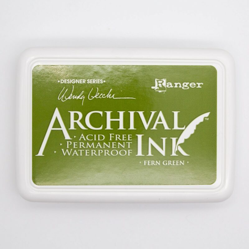 Archival Ink Fern Green Unsere kleine Bastelstube