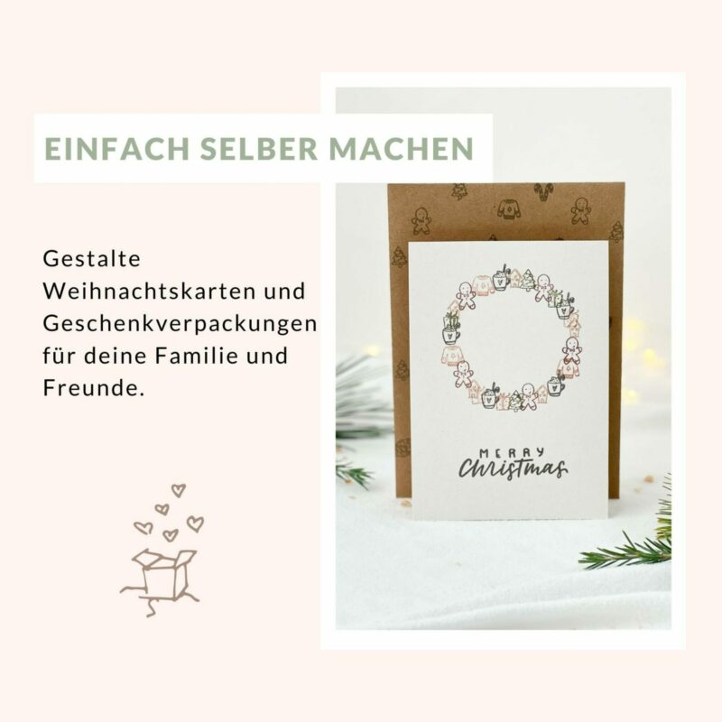 Stempelset Weihnachten voller Magie | Unsere kleine Bastelstube - DIY Bastelideen für Feste & Anlässe