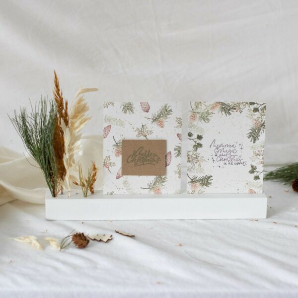 Flower Board 30 cm für Karten und Trockenblumen | Unsere kleine Bastelstube - DIY Bastelideen für Feste & Anlässe