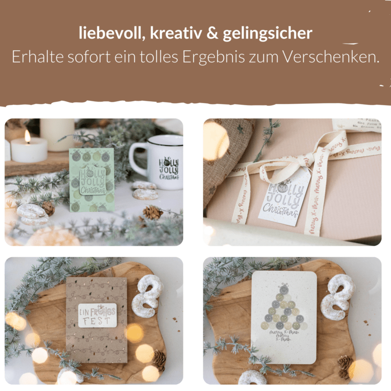 Stempelset Holly Jolly Christmas | Unsere kleine Bastelstube - DIY Bastelideen für Feste & Anlässe